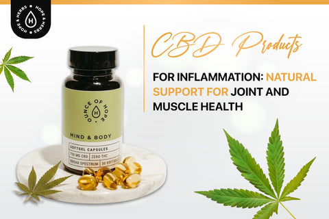 CBD Products for Inflammation: Natural Support for Joint and Muscle Health