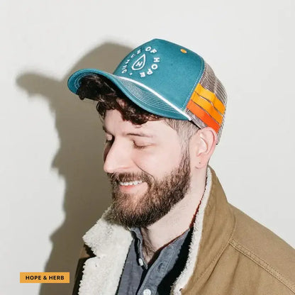 Ounce of Hope Stripe Hat_hopeandherbs