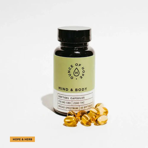 Broad Spectrum CBD Softgels |Hope and Herbs