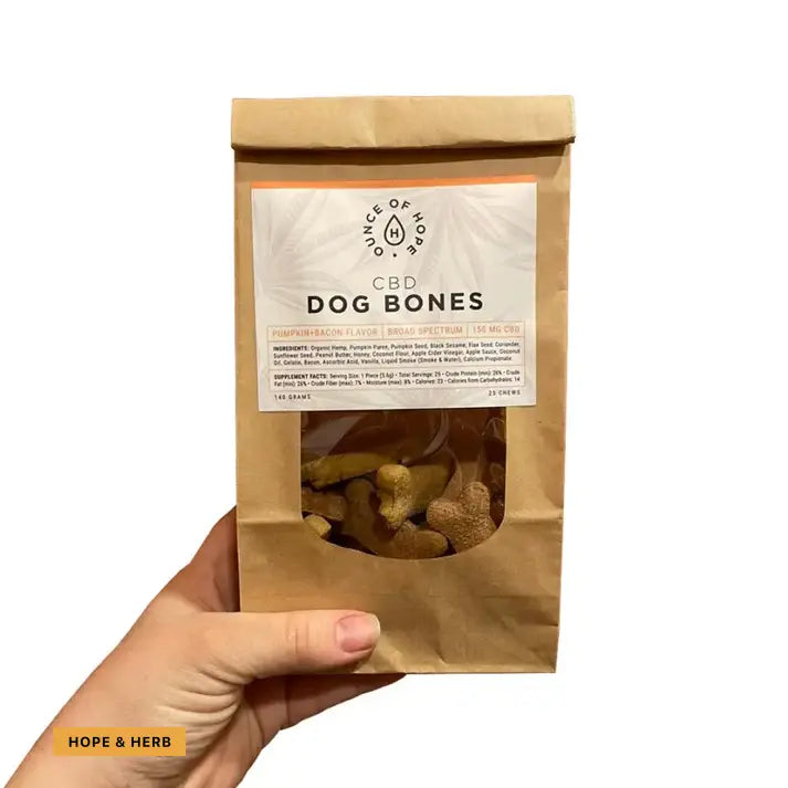 CBD Dog Bones_hopeandherbs