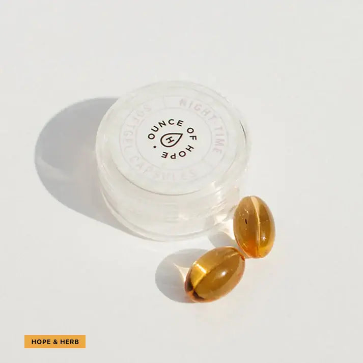 CBD Softgels with CBN & Melatonin_hopeandherbs