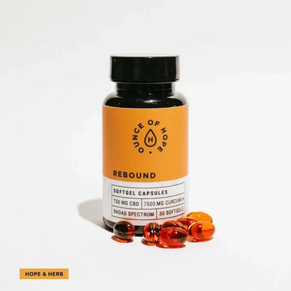 CBD Softgels with Curcumin_hopeandherbs