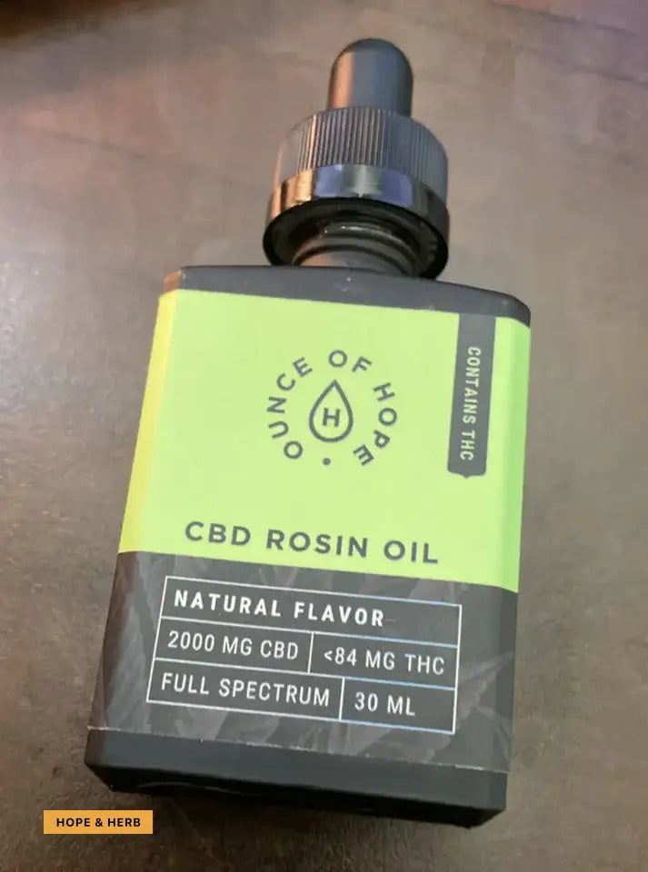 CBD+THC OIL Natural Flavour_hope and herbs