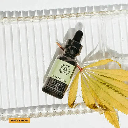 CBD+THC OIL Natural Flavour_hope and herbs