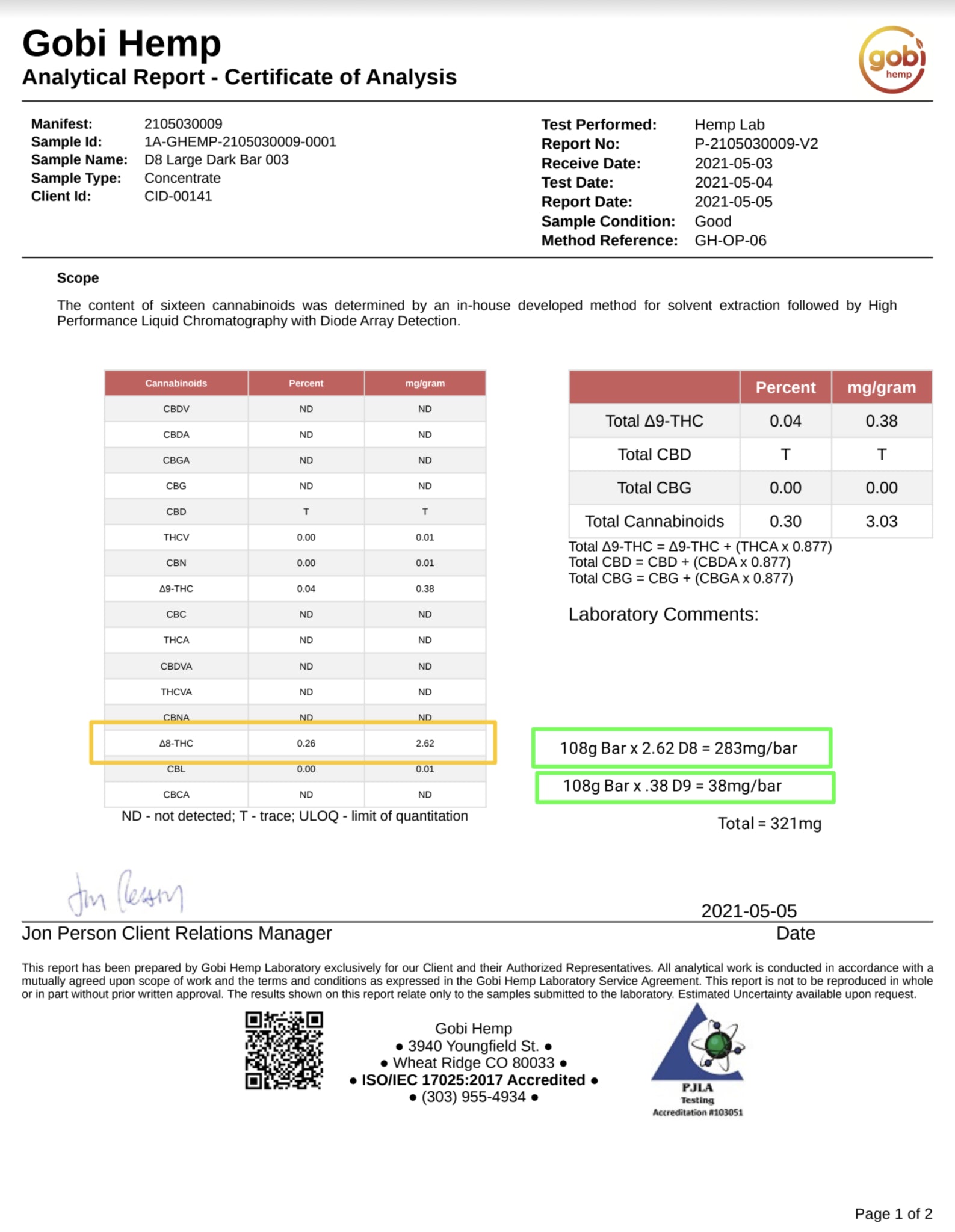 Delta-8 Dark Chocolate_hope and herbs