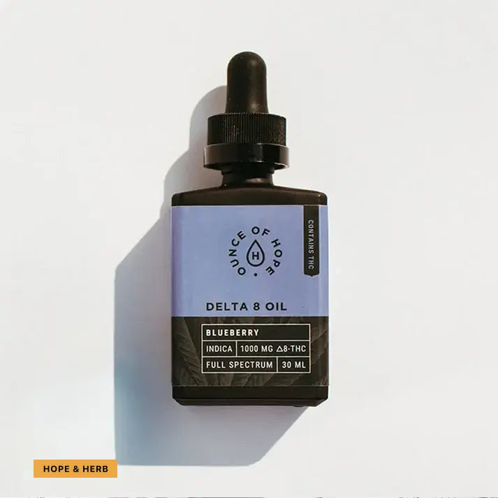 Delta8_oil_Blueberry_hope and herbs