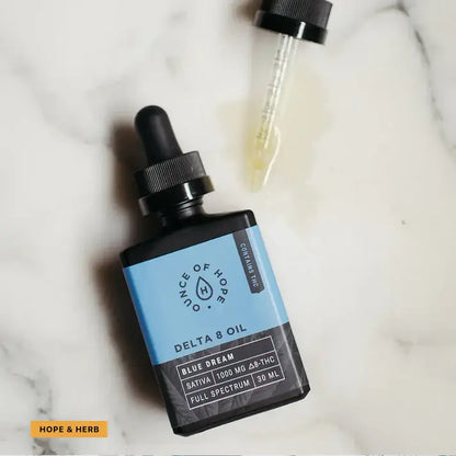 Delta8_oil_Bluedream_hope and herbs