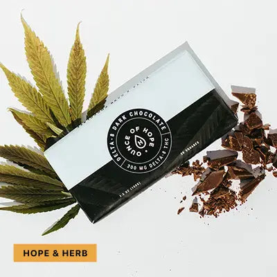 Delta 8 Dark Chocolate THC_hope and herbs