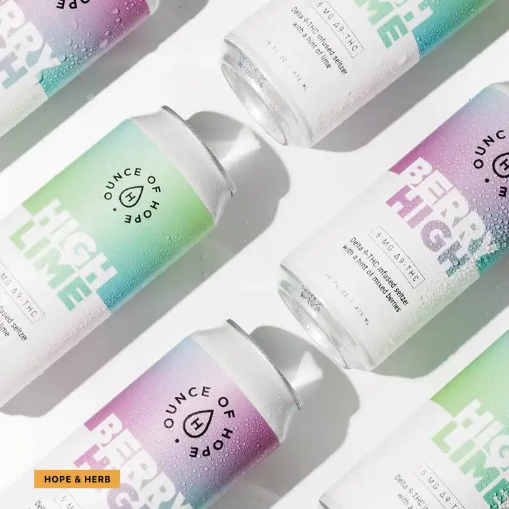 Delta 9 THC Seltzers_hope and herbs