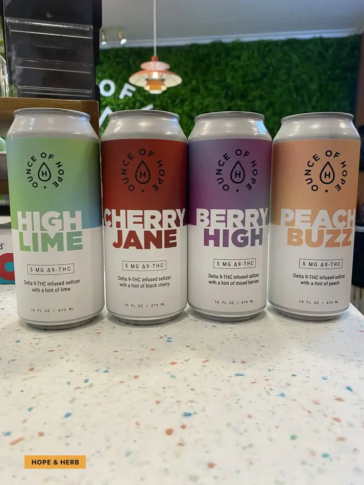 Delta 9 THC Seltzers_hope and herbs