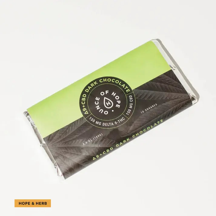 Delta 9 CBD Dark Chocolate_hope and herbs