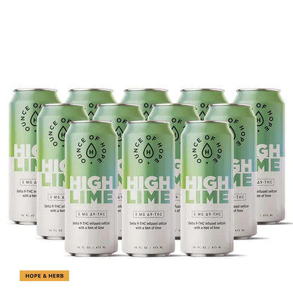Delta 9 THC Seltzers_hope and herbs