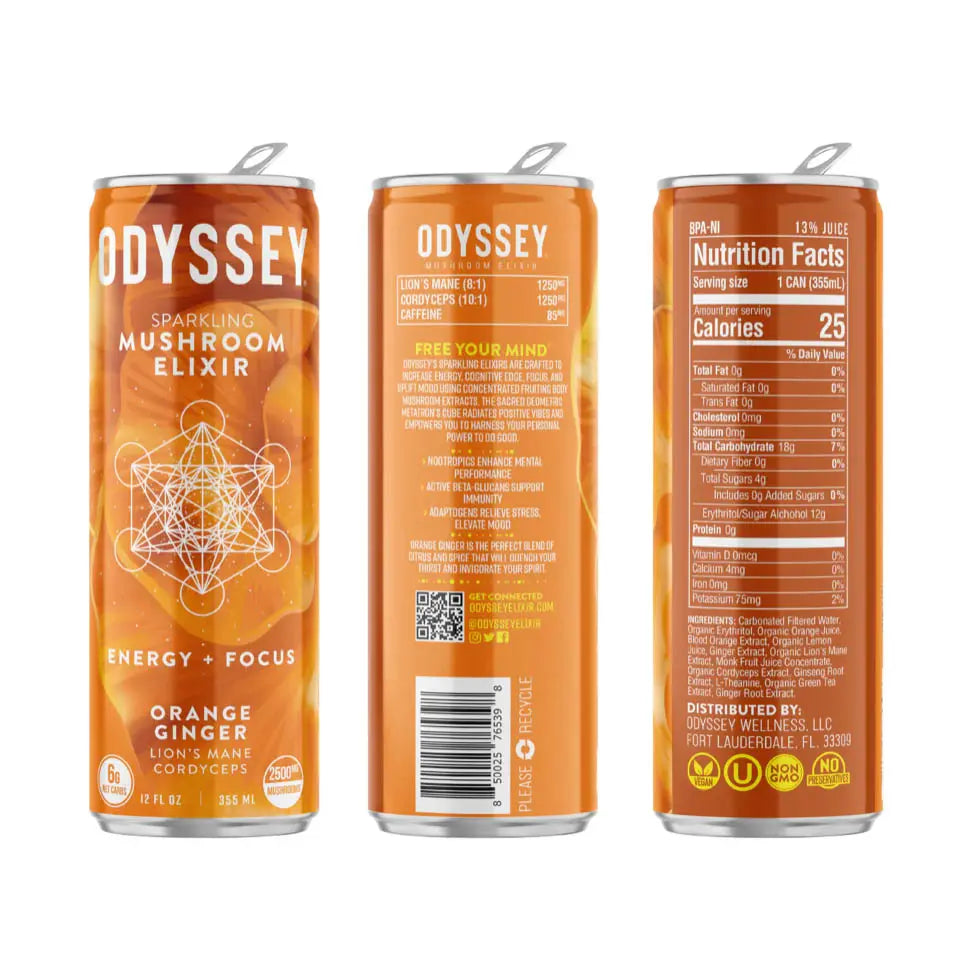 Odyssey Sparkling Mushroom Elixir - Beverages_hope and herbs