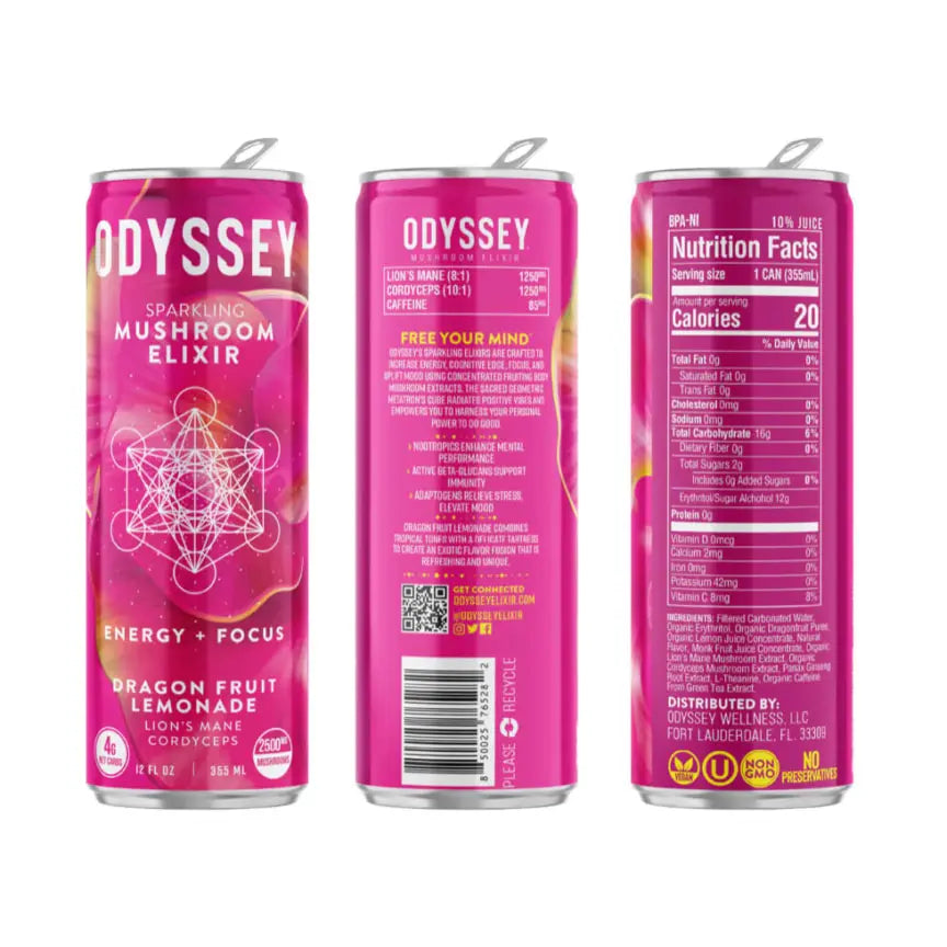 Odyssey Sparkling Mushroom Elixir - Beverages_hope and herbs