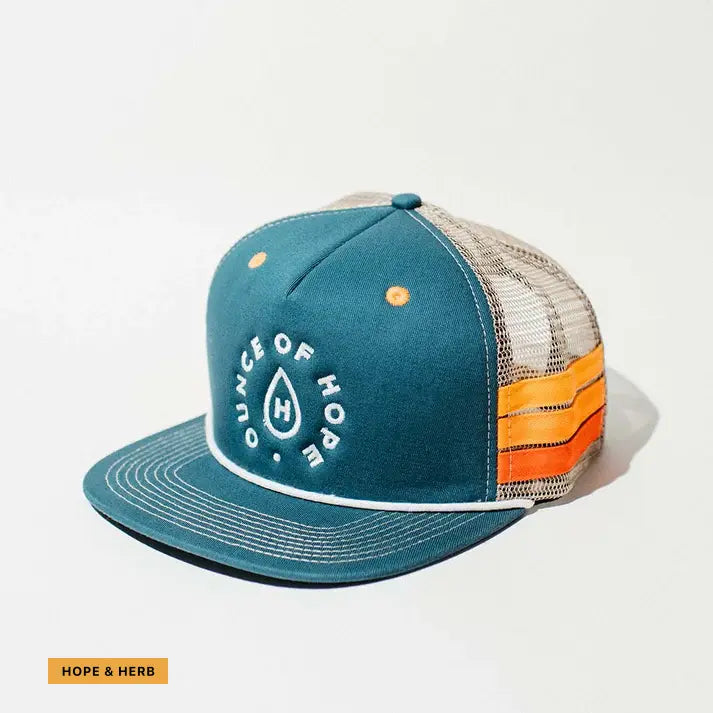 Ounce of Hope Stripe Hat_hopeandherbs