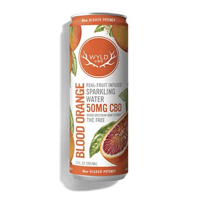 WYLD CBD Blood Orange Sparkling Water - Beverages | Hope and Herbs