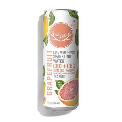 WYLD CBD+CBG Grapefruit Sparkling Water - Beverages | Hope and Herbs